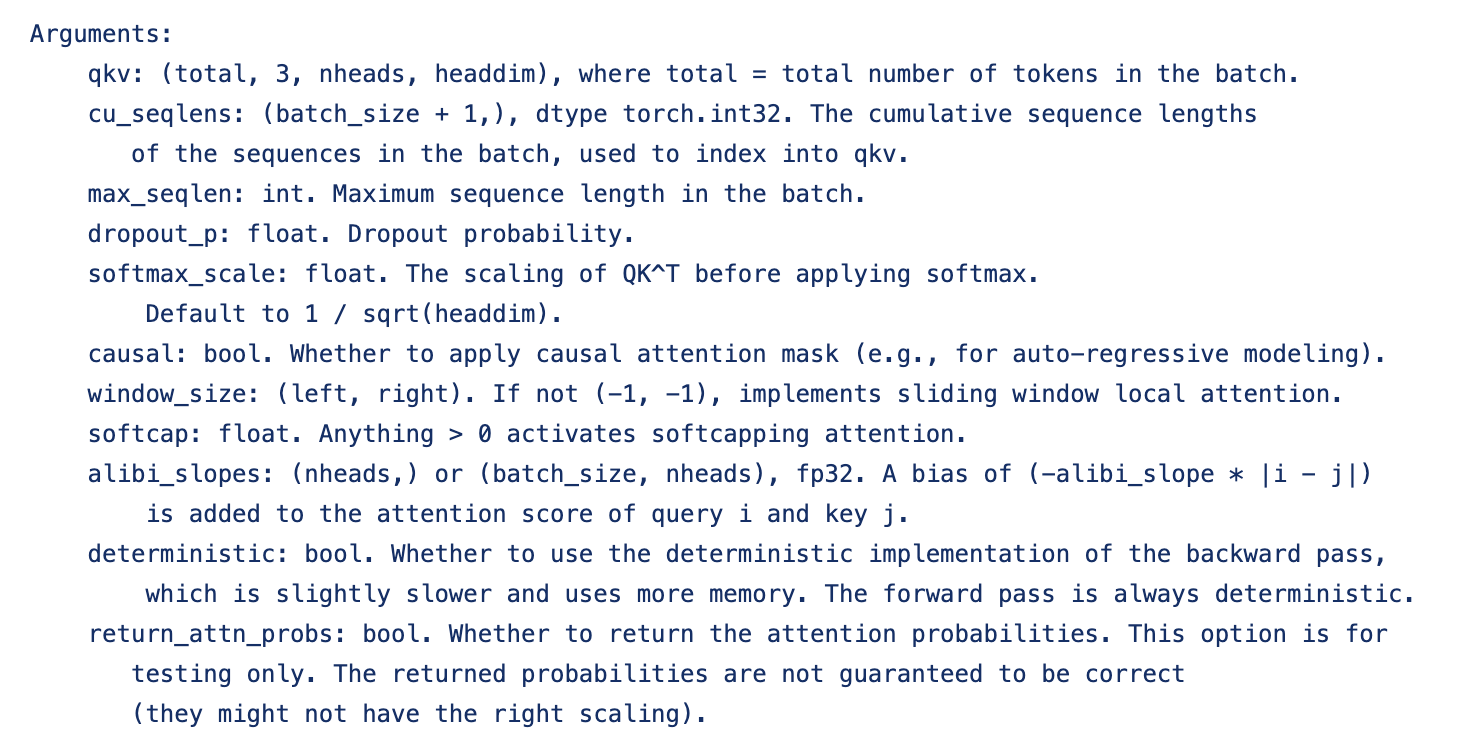 flash_attn_qkvpacked_func